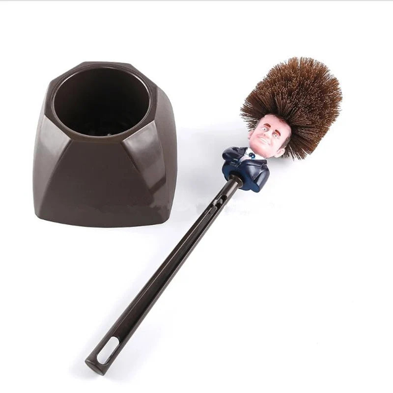 The French Flush — Macron Toilet Brush