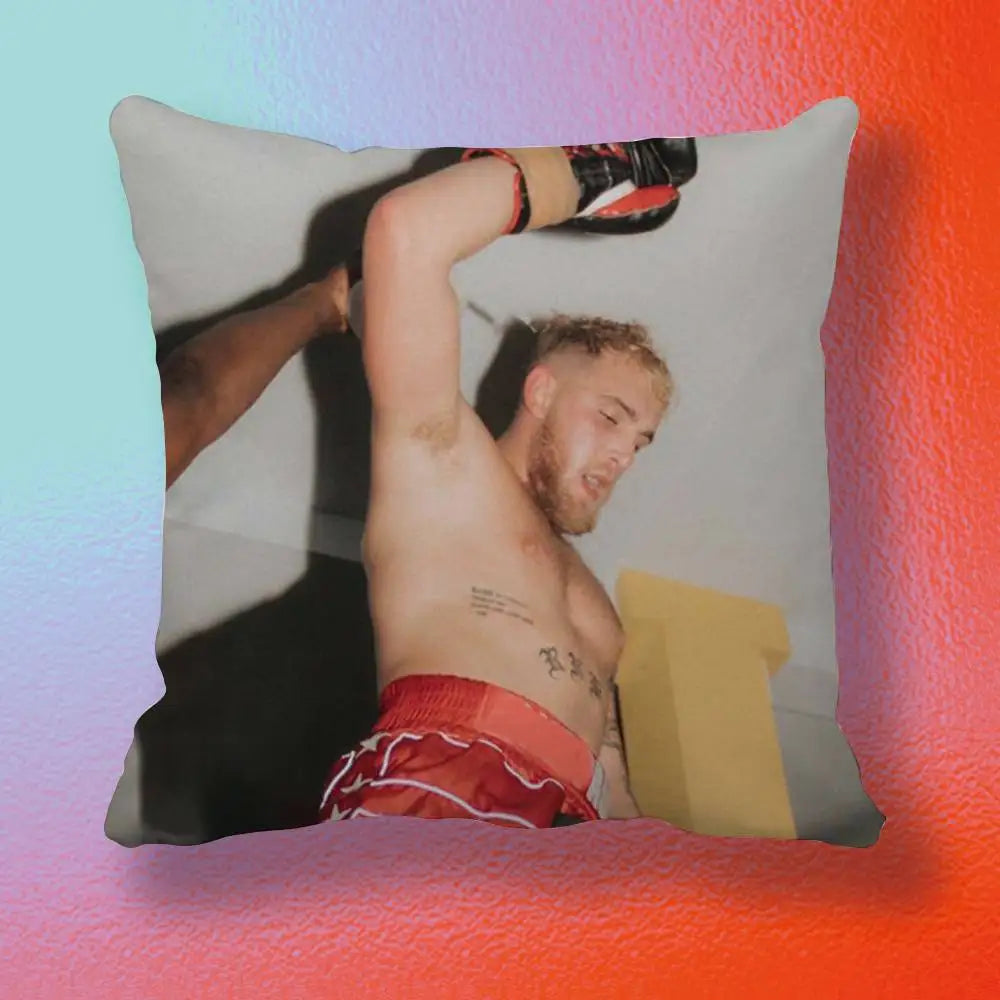 The Knockout — Jake Paul Cushion Cover