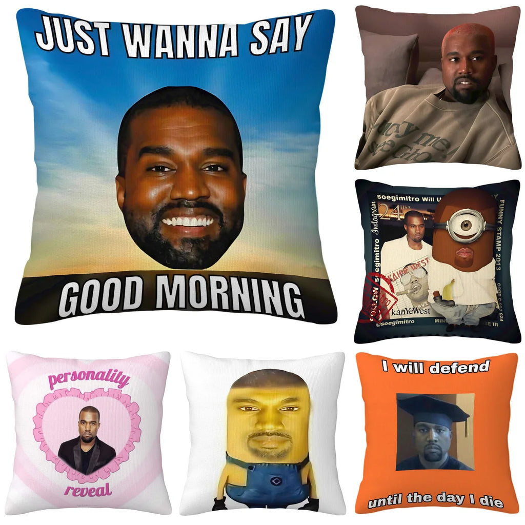 The Ego Rest — Ye Meme Cushion Cover