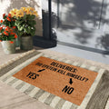 The Doorstep Debate — Epstein Yes / No Doormat