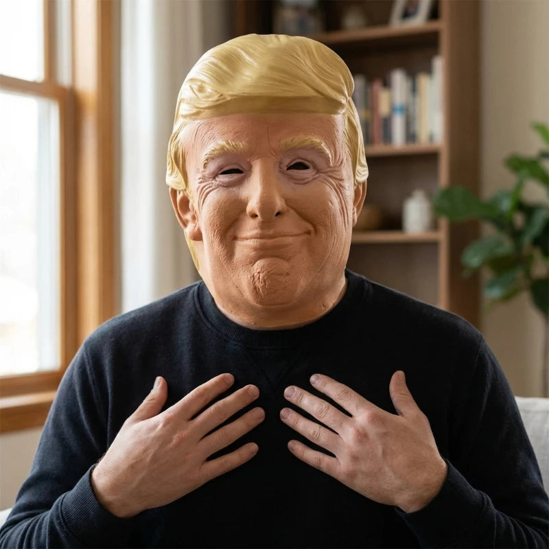 The Party President — Trump Costume Mask