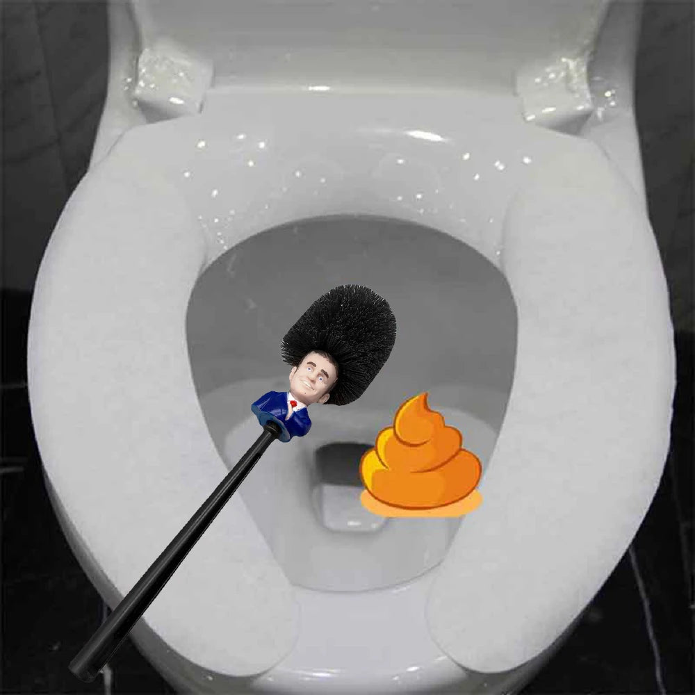 The French Flush — Macron Toilet Brush