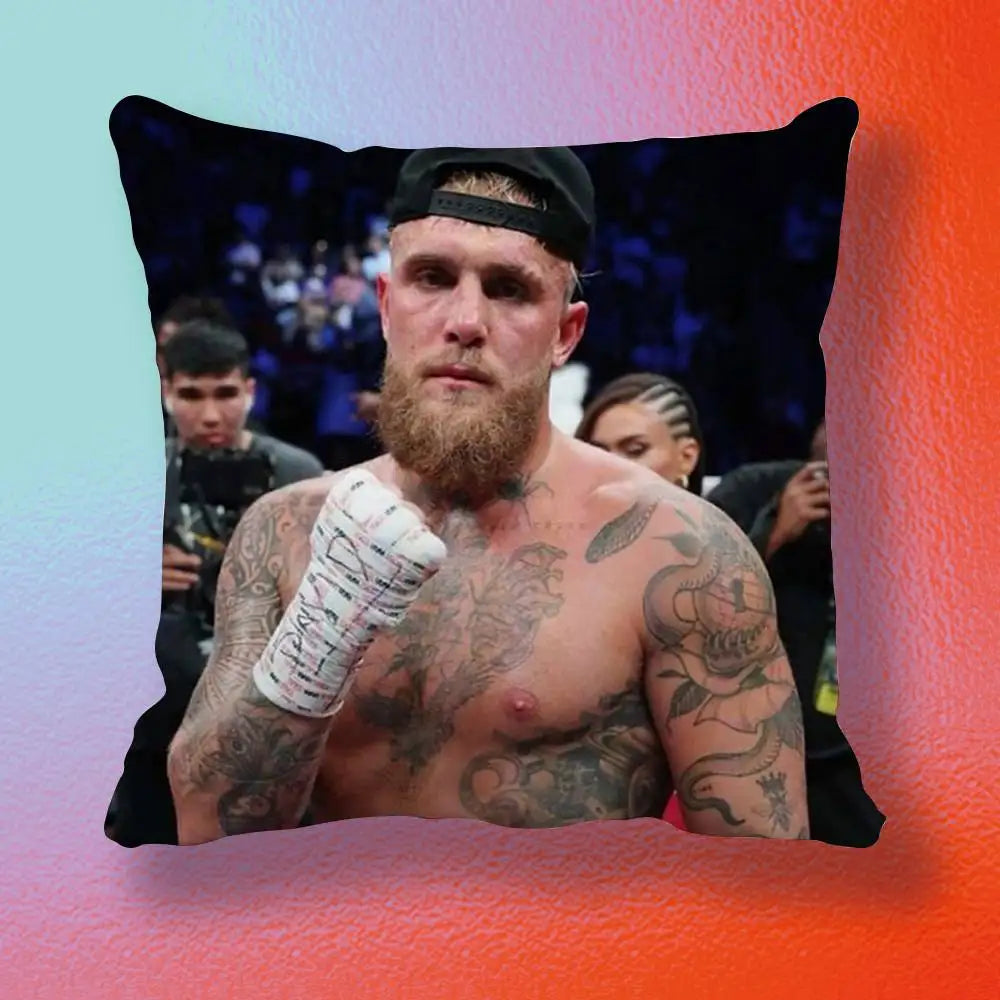 The Knockout — Jake Paul Cushion Cover
