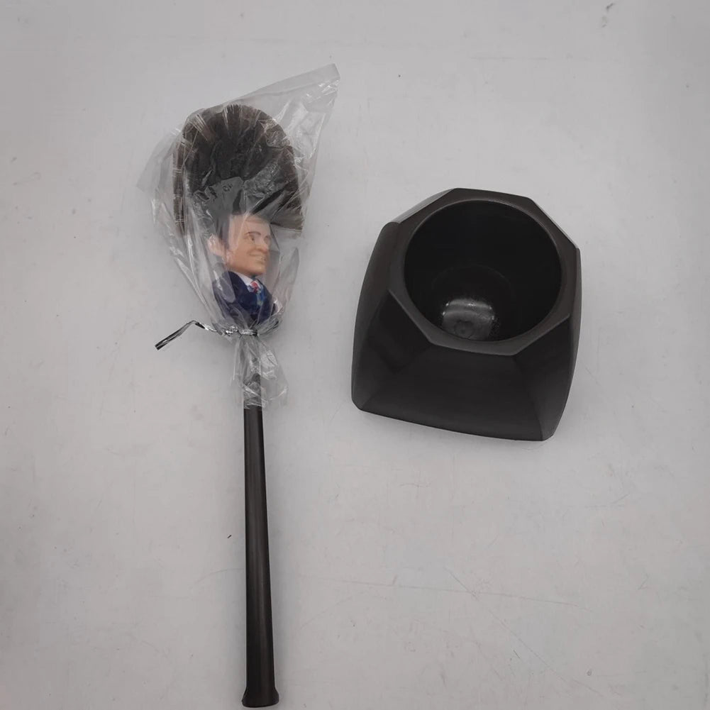 The French Flush — Macron Toilet Brush