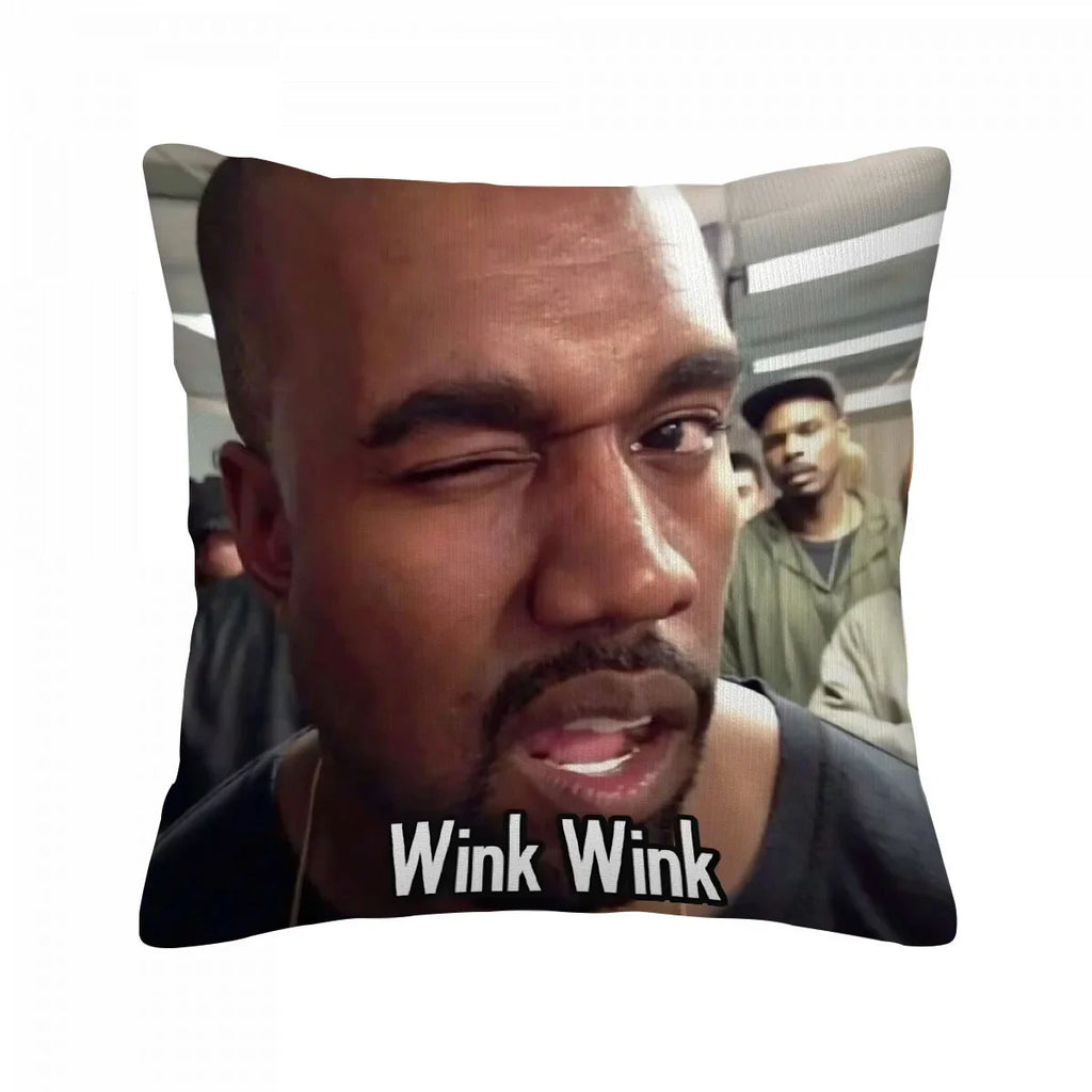 The Ego Rest — Ye Meme Cushion Cover