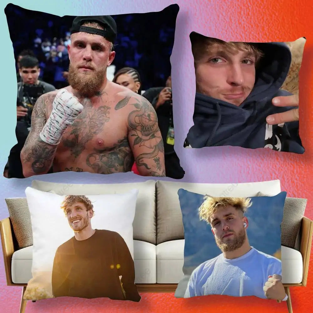 The Knockout — Jake Paul Cushion Cover